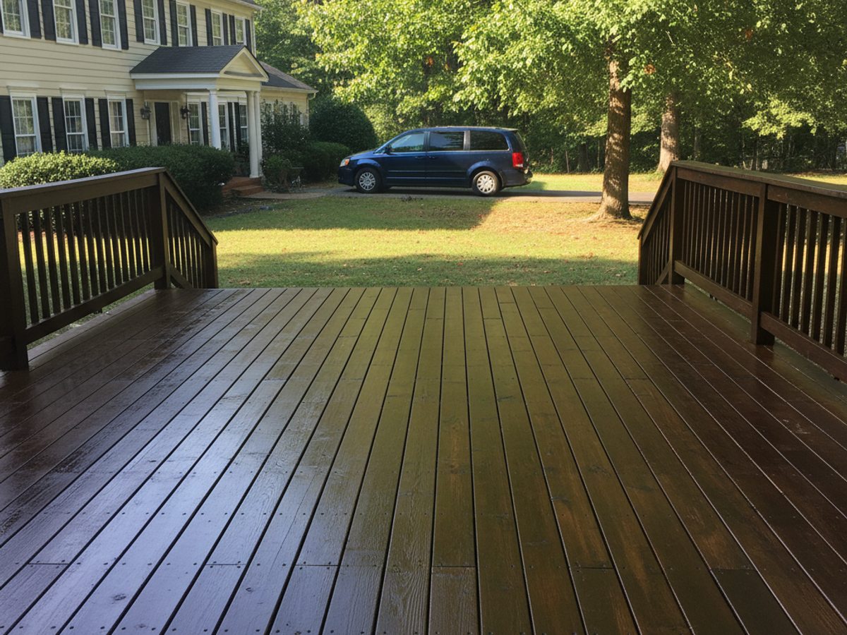 Deck Staining & Sealing completed by Majestic Deck in Prichard, AL
