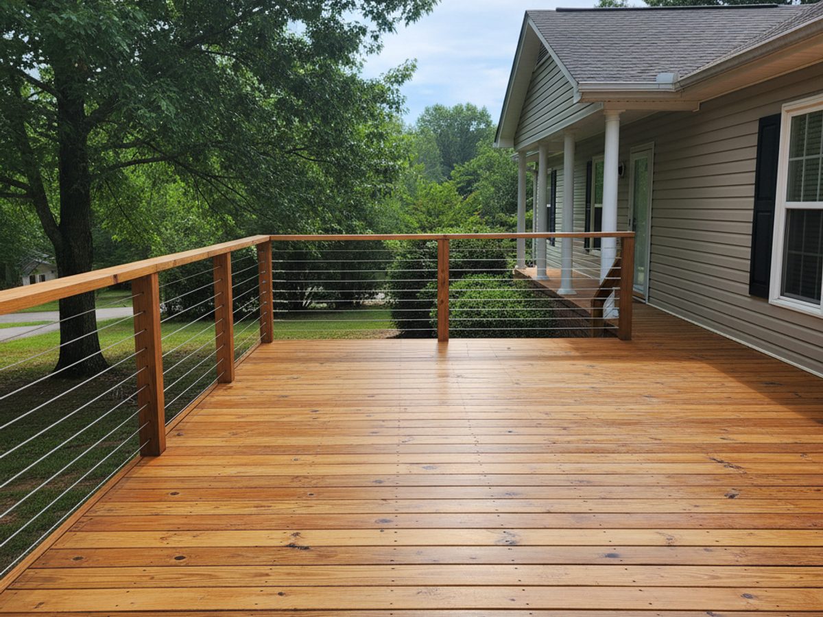 Majestic Deck crew working on a home