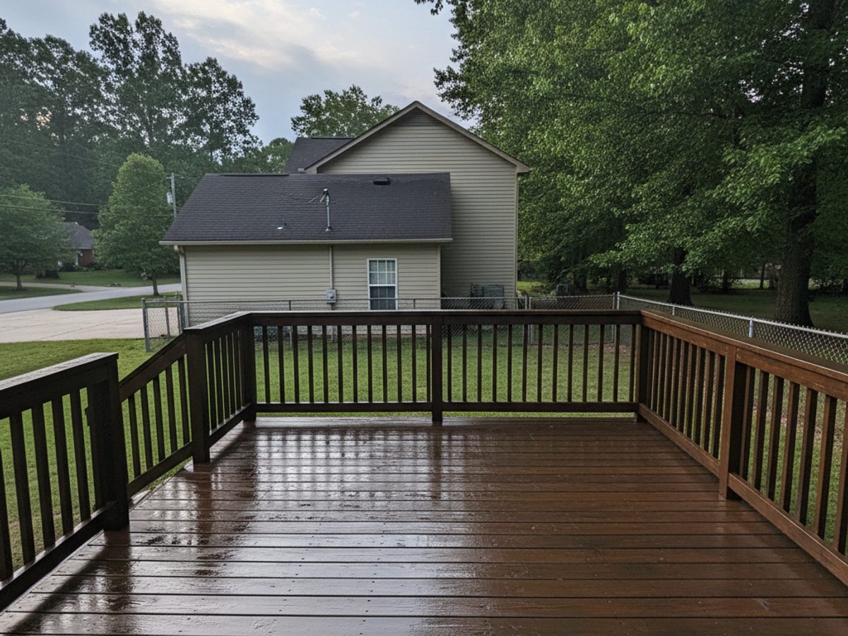 Custom Deck Design completed by Majestic Deck in Fairhope, AL