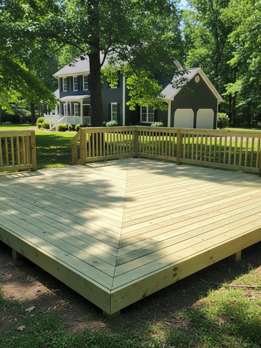 Screened-In Porch & Deck Combos completed by Majestic Deck in Bay Minette, AL