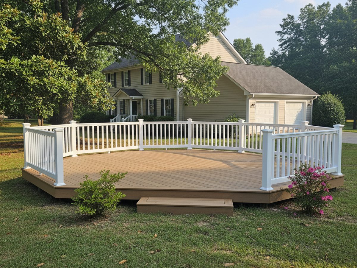 Deck Staining & Sealing completed by Majestic Deck in Daphne, AL