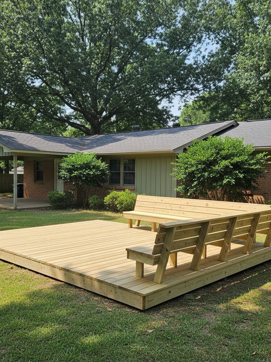Deck Railing Installation & Repair completed by Majestic Deck in Foley, AL