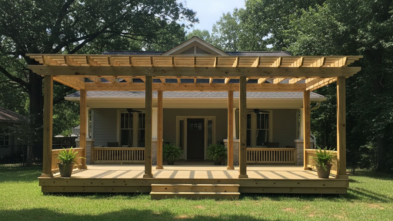 Deck Installation completed by Majestic Deck in Satsuma, AL
