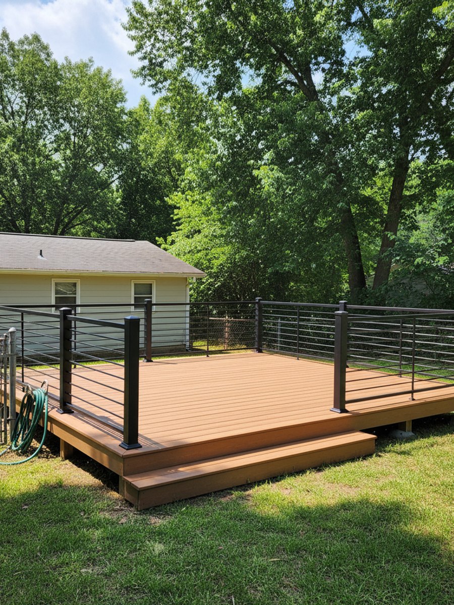Custom Deck Design completed by Majestic Deck in Daphne, AL